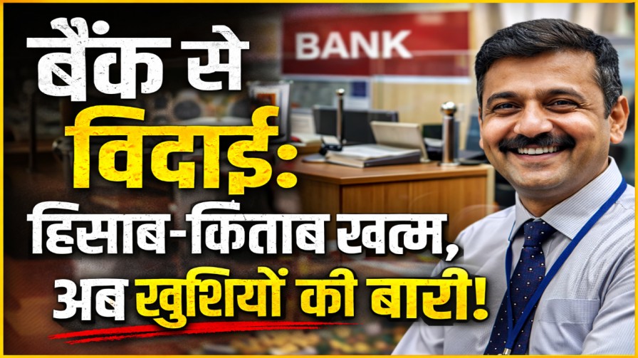 बैंक कर्मचारी विदाई भाषण