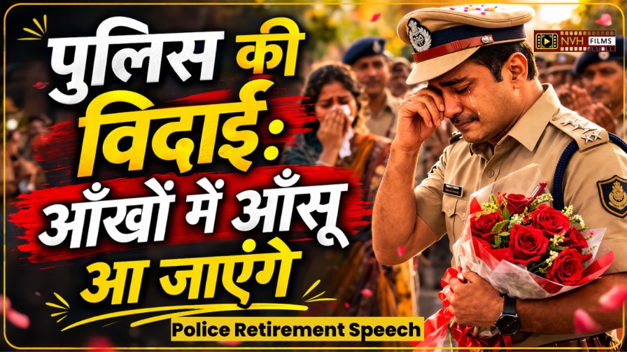पुलिस रिटायरमेंट भाषण