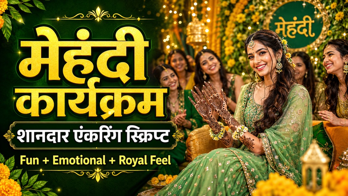 Mehndi Anchoring Script NVH FILMS