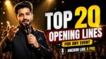 top 20 lines for anchoring